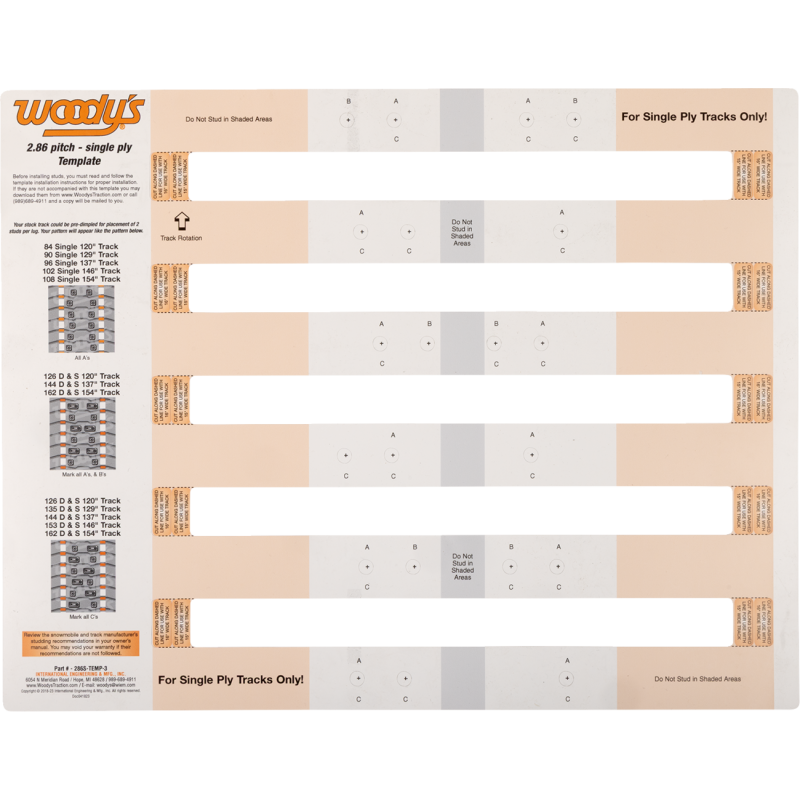 TEMPLATE STUDDING 2.86PT