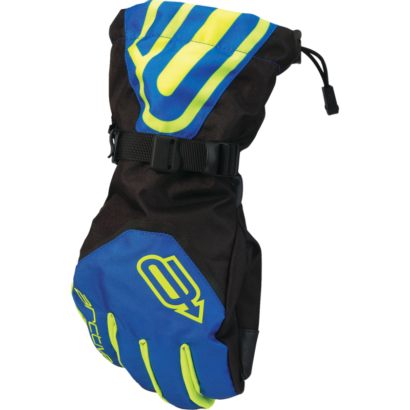 GLOVE PIVOT 8 BLUE/HI-VIZ 2XL
