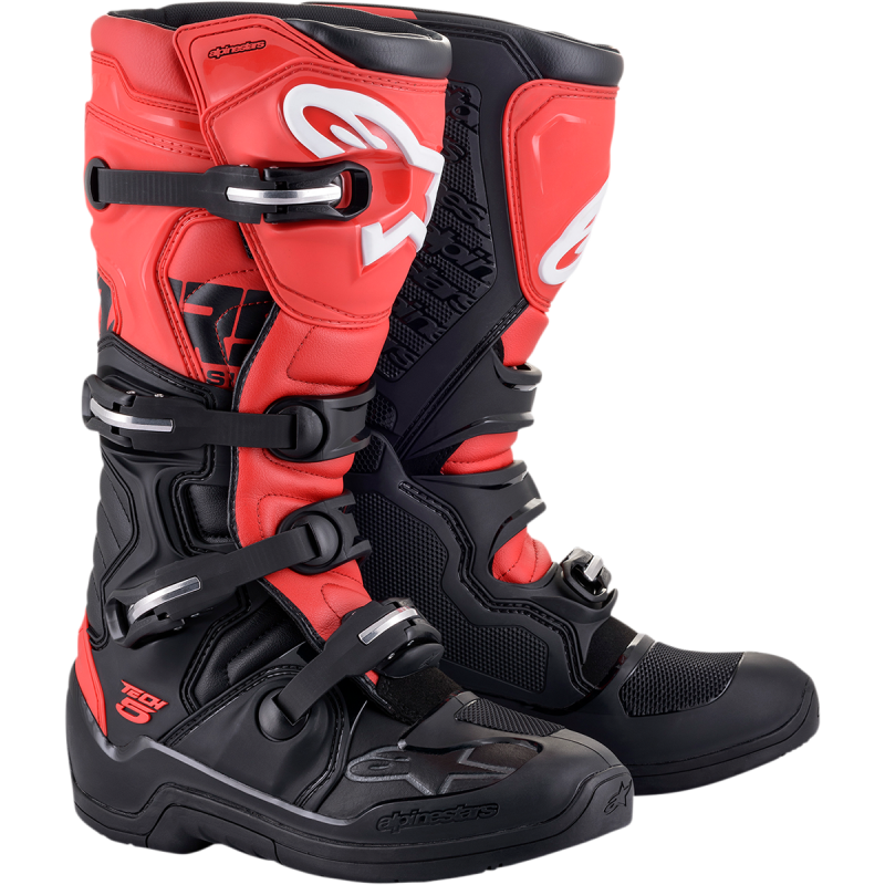 BOOT TECH 5 BK/RD 13