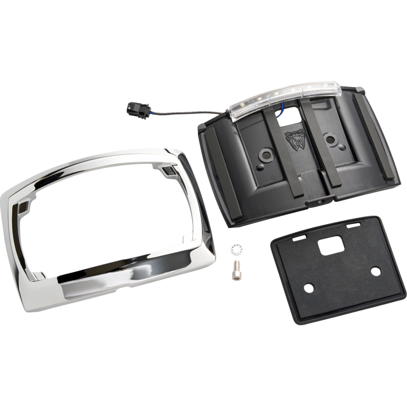 Curved Frame with LED Plate Light - CHR