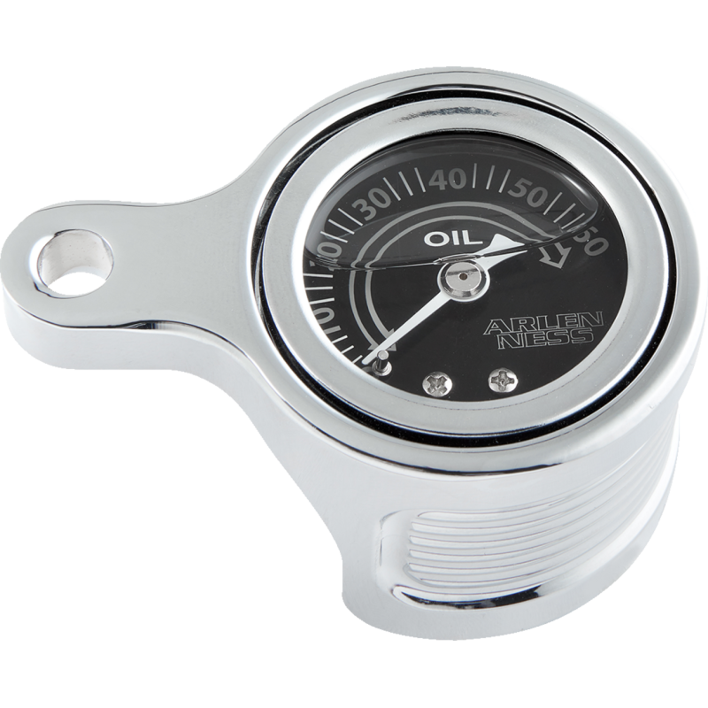 GAUGE OIL PRESSURE METHOD CHROME