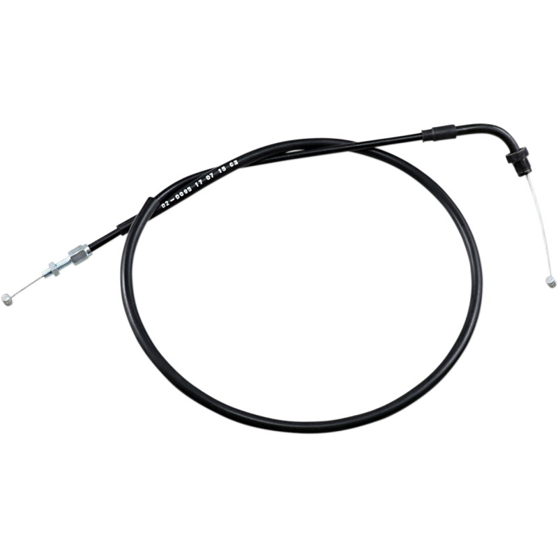 THROTTLE CABLE PUSH BLACK VINYL