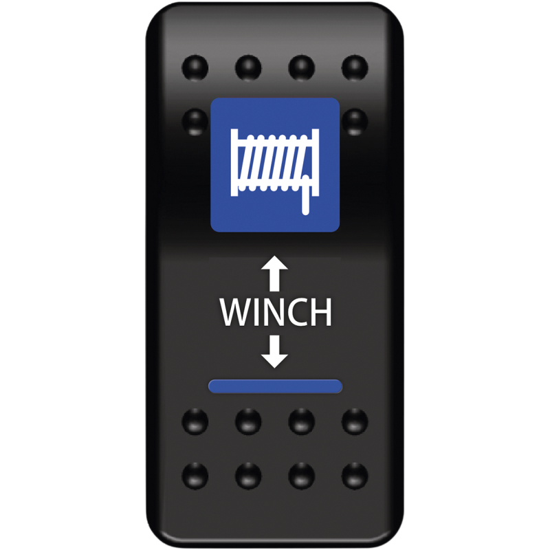MOOSE BRANDED WINCH (ON)-OFF-(ON) SWITCH WITH BLUE LED