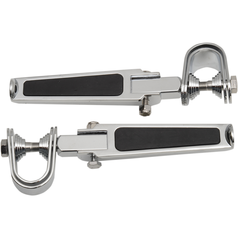 RUBBER INLAY FOOTPEGS W/ 1-1/4 CLMP (PR)