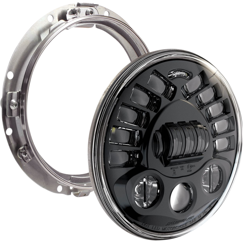 HEADLIGHT PB ADPT 7" BLK