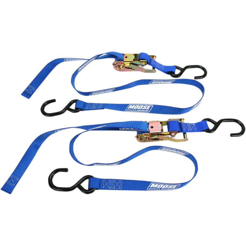 MOOSE TIE-DOWN 1" RATCHET BLUE