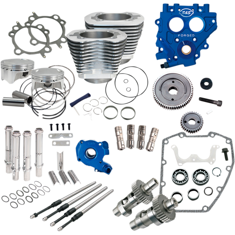 Powr Pk, 4"bore, blk, 585CE, 99-06 exc 06 dyna