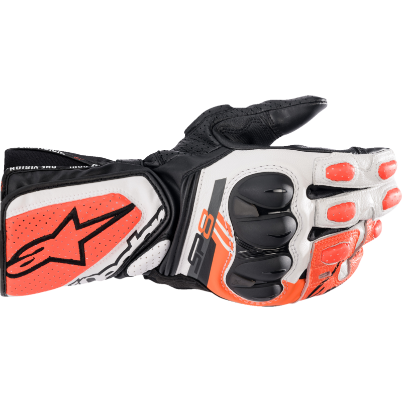 GLOVE SP-8 V3 BK/W/RD S
