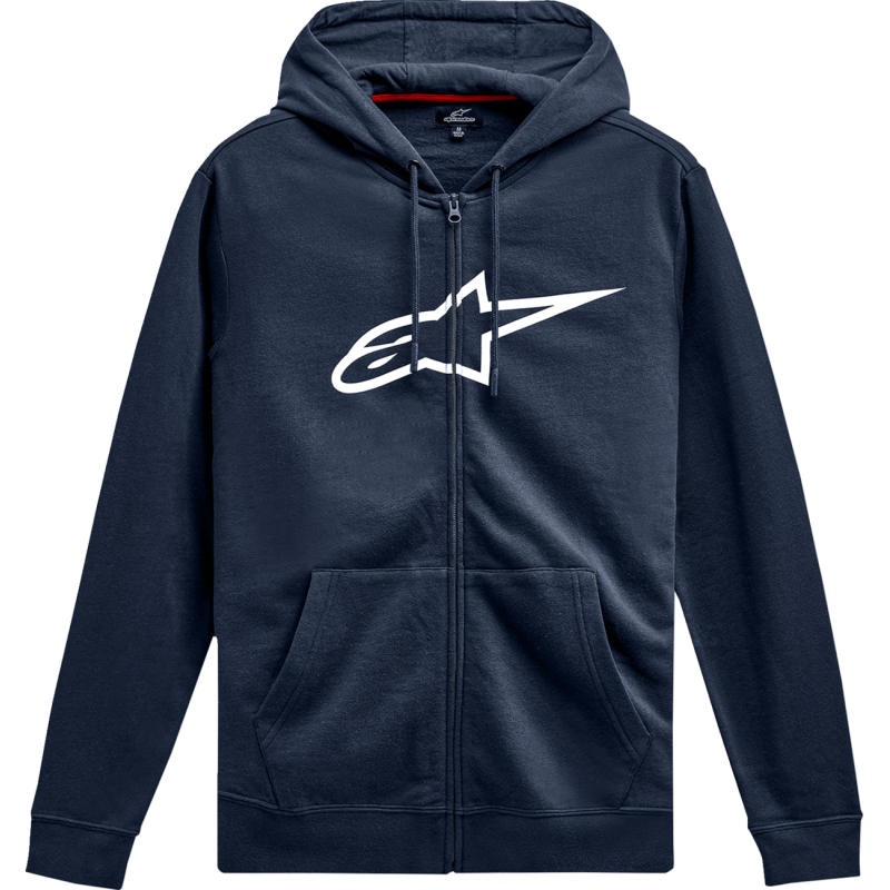 HOODIE AGELESS V3 ZIP NAVY/WH 2X