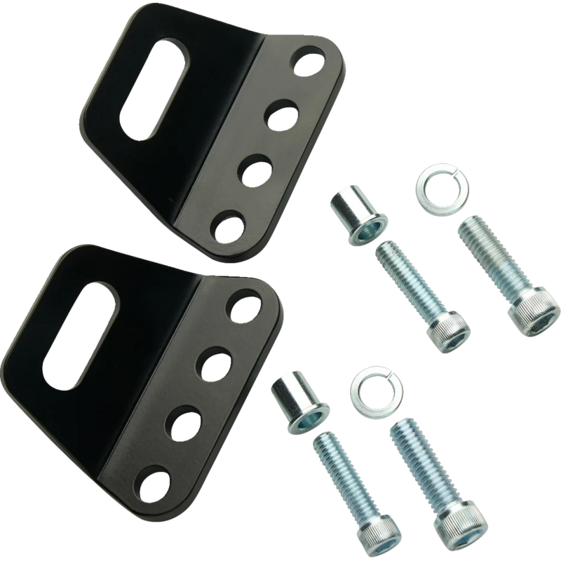 Tie-Down Brackets - Rear - Black