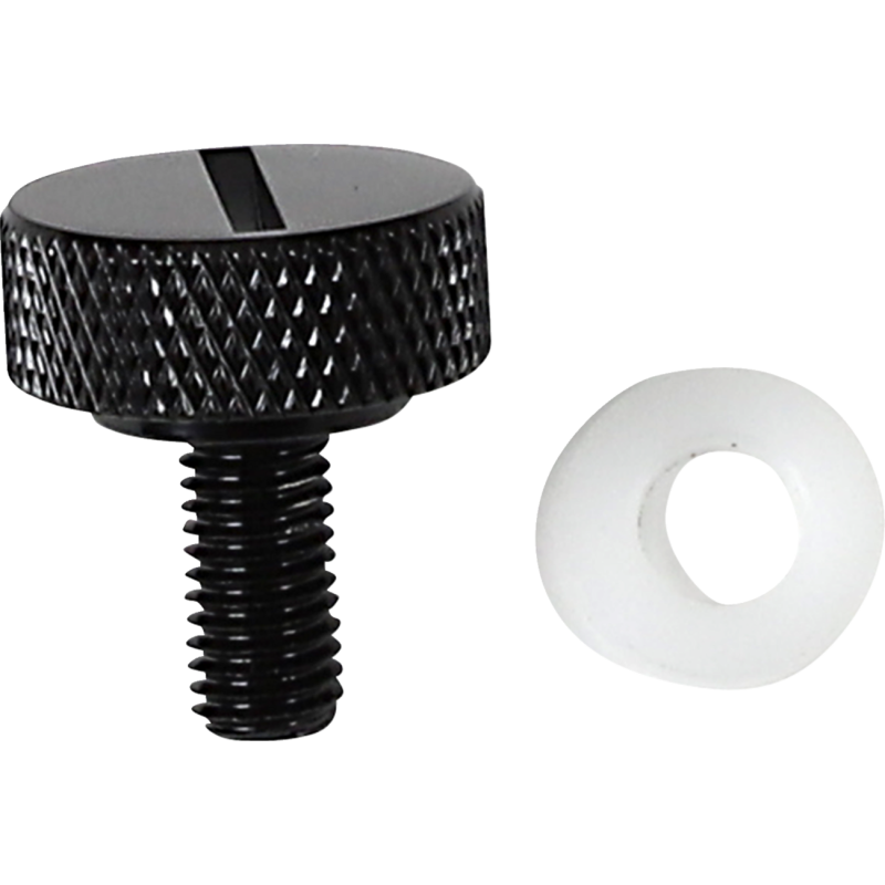 SEAT KNOB BLK SLOT 1/4-28