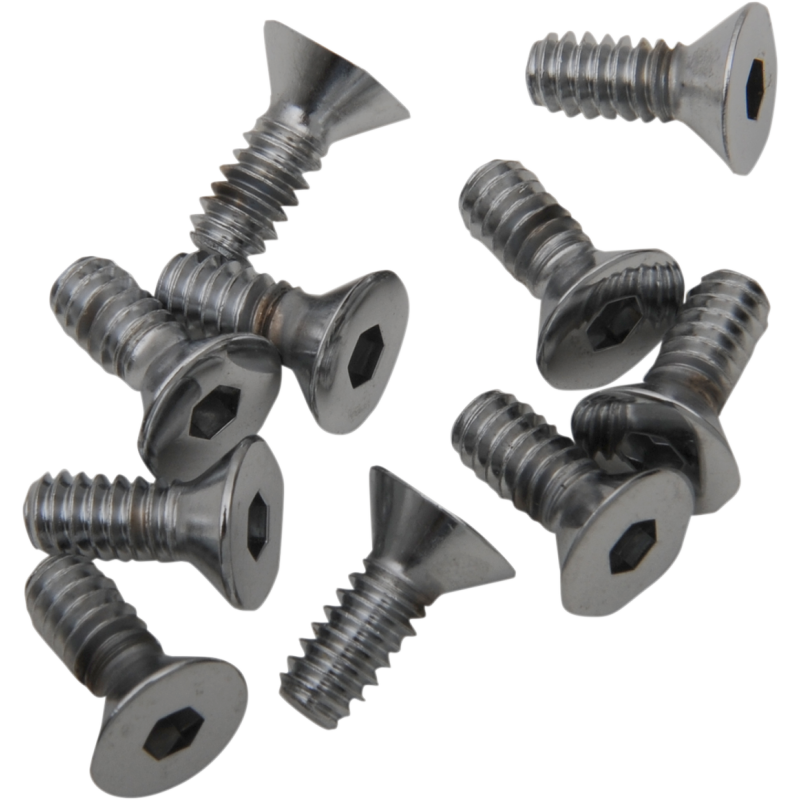 FLATHEAD SCREWS(10)10-24*3/4 CY-CHROME