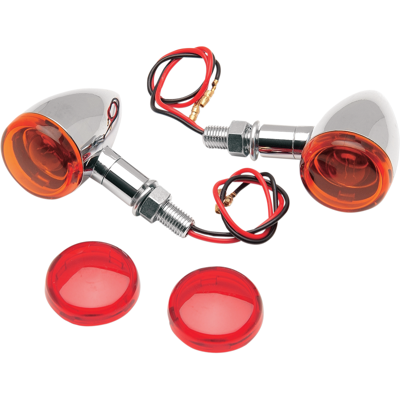 MINI DEUCE MARKER LIGHTS AMB/RED (PR)