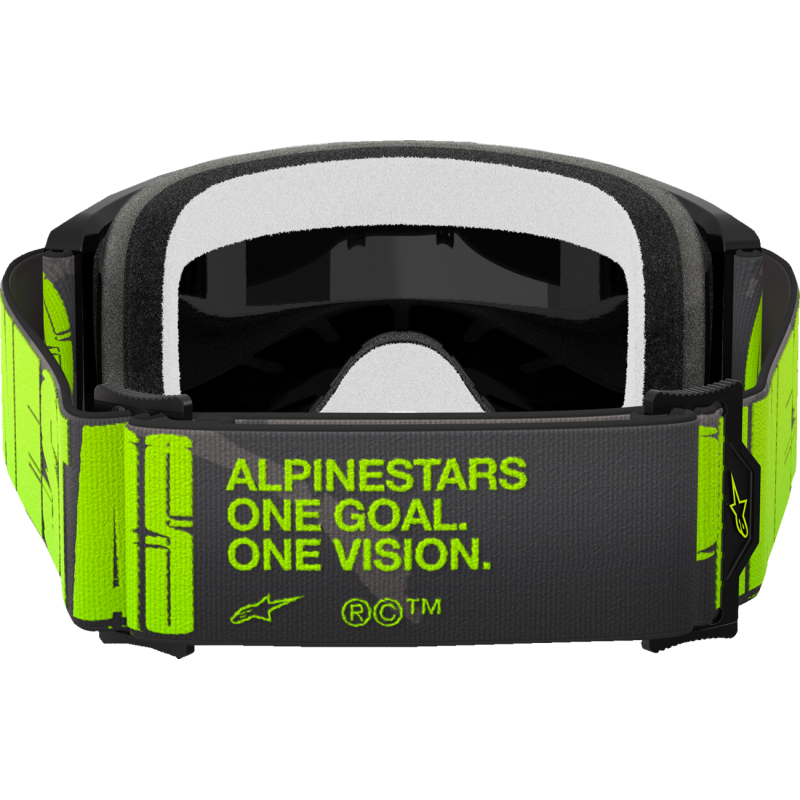 GOGGLE VISION 5 HOLLOW CHR/YLW FLUO.MIR SIL