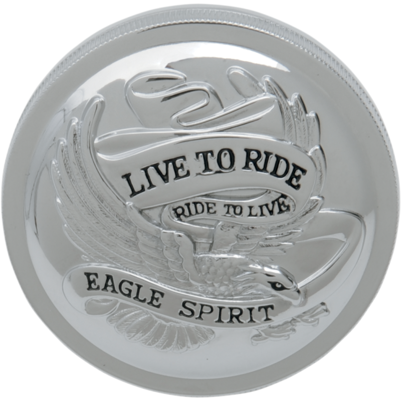 82-E96 LIVE/RIDE VENTED CHR GAS CAP EA
