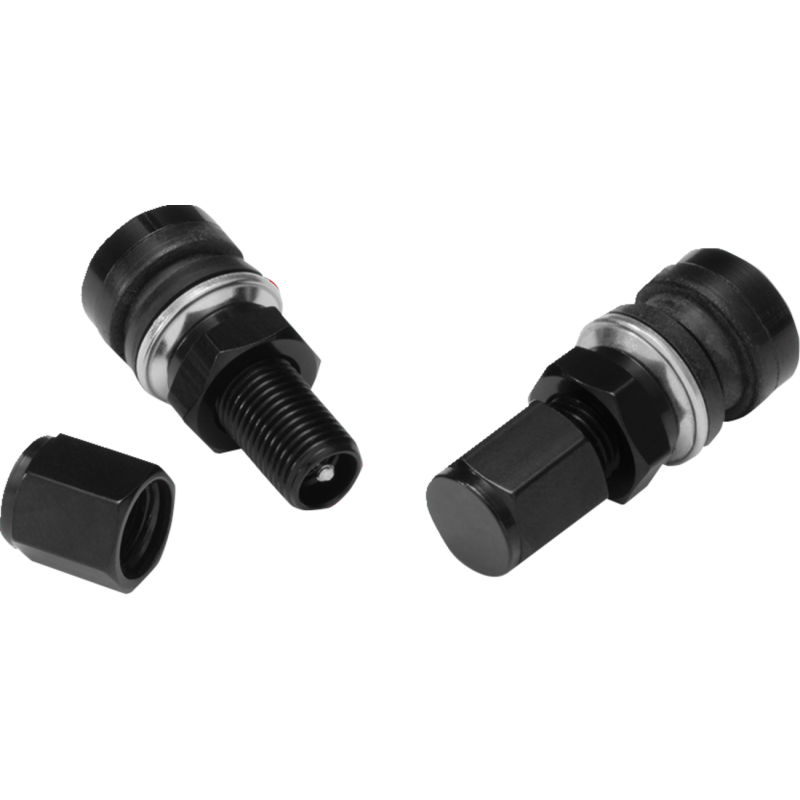 BLACK STRAIGHT VALVE STEM  PR