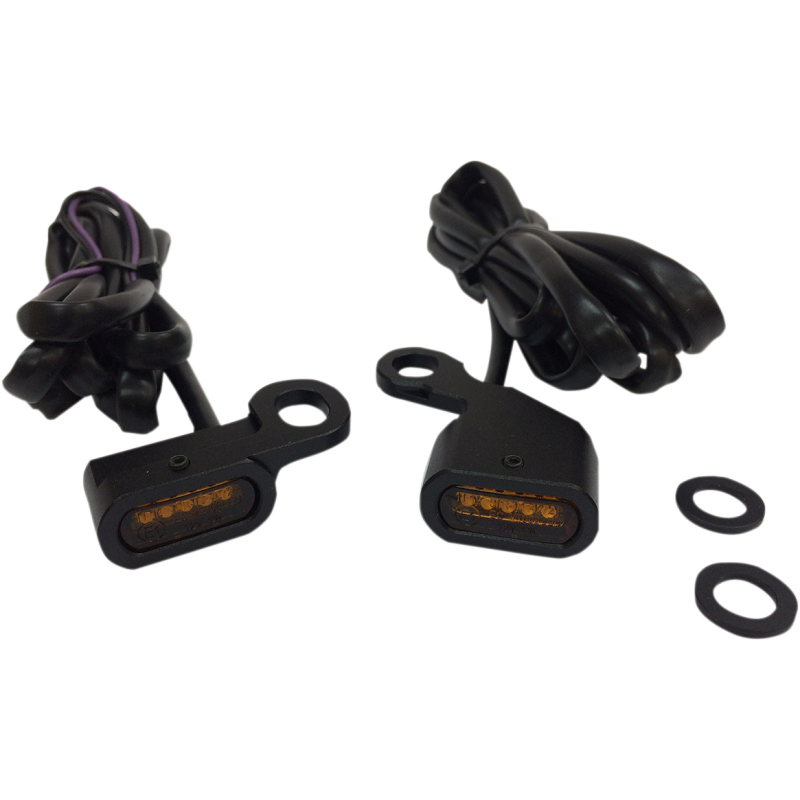 96-14 S/TAIL LED H/B  MRKR LIGHTS BLK AMBR PR