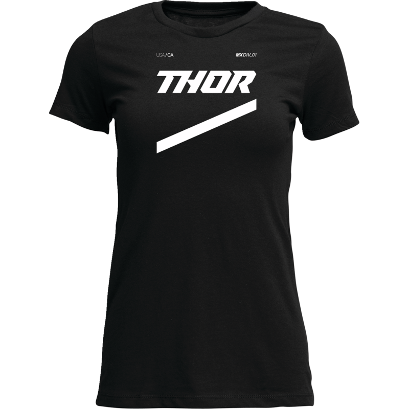 TEE WOMENS BRAVE BLACK LG