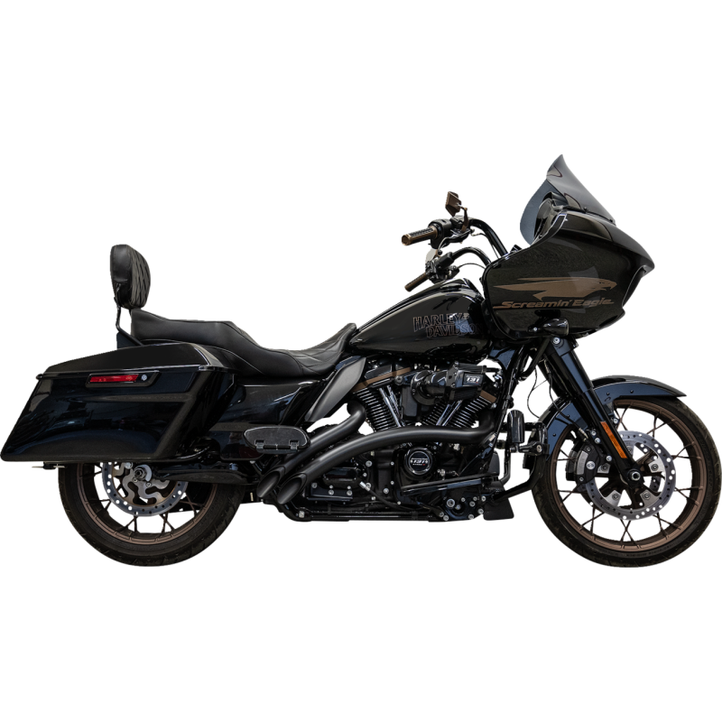 Sweeper Exhaust System w/ Shields - Black