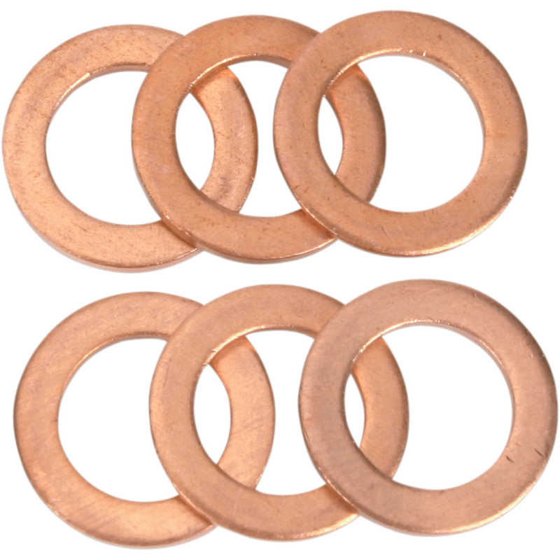 12MM CRUSH WASHERS (6/PK)