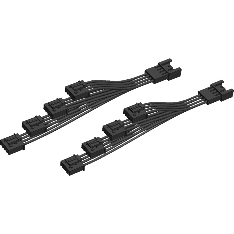 Pair of Rear End Lighting 4-Way Connectors