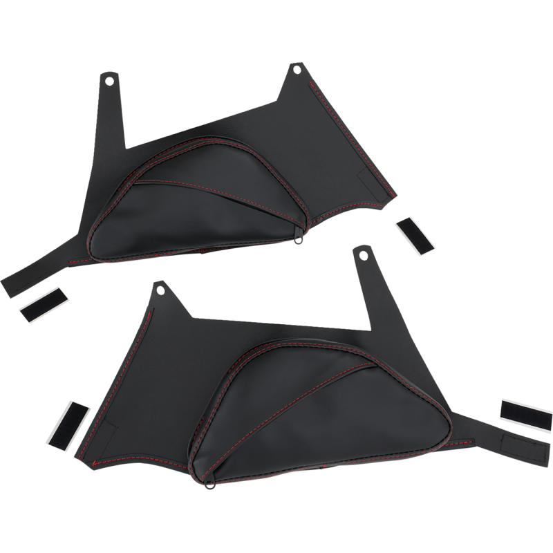 Dual Side Tank Pouch - Ballistic w/ Red Stitch - Ryker PR