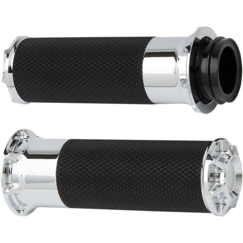 BEVELED FUSION GRIPS CABLE CHROME