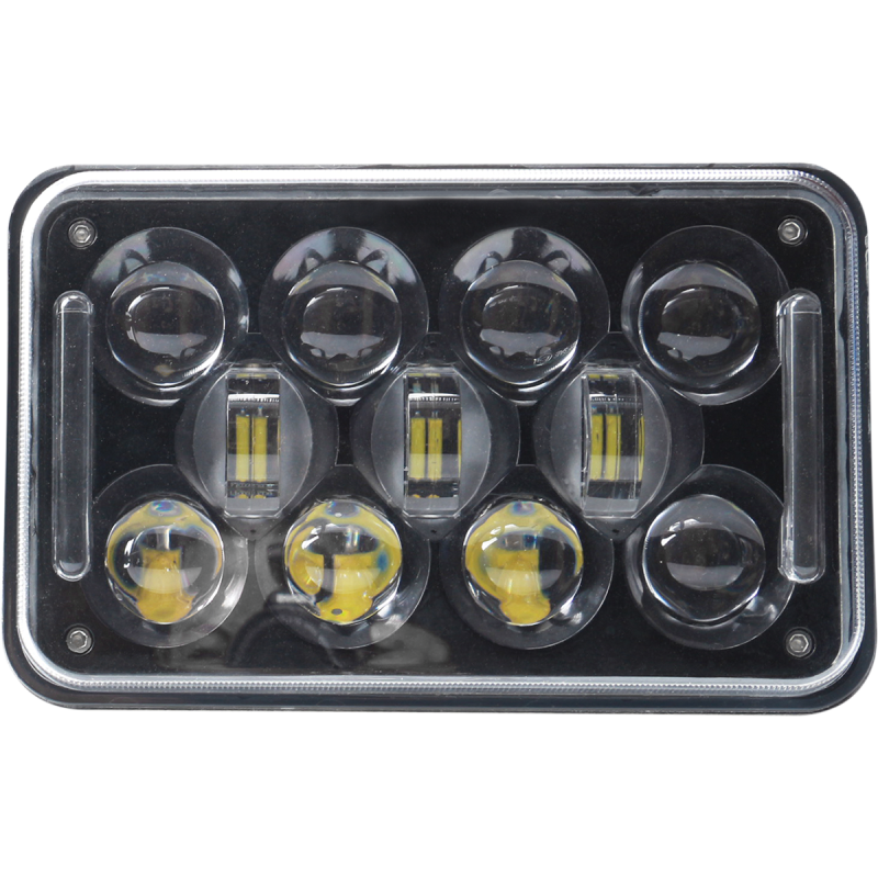 LED - Driving Light -60w 4x6 S/Beam Repl LED headlght BlkOps