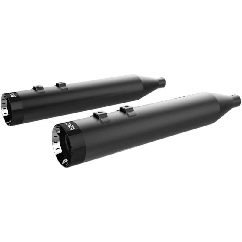 4.5" PERFORMANCE BLACK MUFFLERS W/TURBINE BILLET TIPS