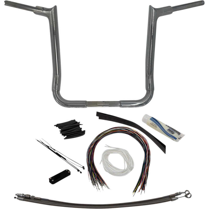 Handlebar Kit - Pointed Top - 16" - Chrome