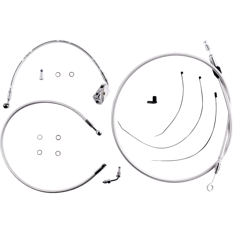 Sterling Chromite II Handlebar Install Kit 6" -18-24 Softail