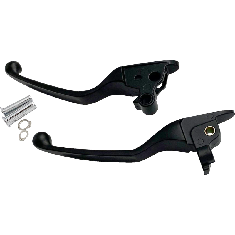 LEVER SET NARROW MATTE BLACK 08-13 TOUR
