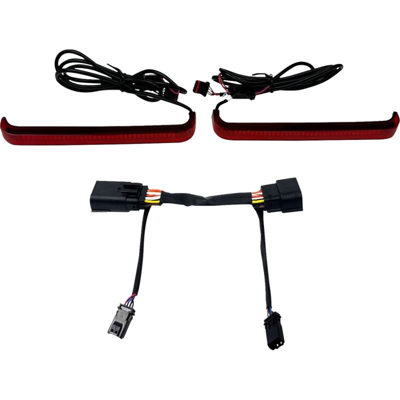 LIGHT LED LOW PROFILE SADDLEBAG RED