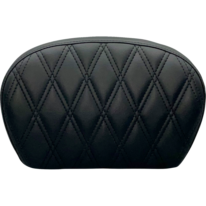 SISSY BAR PAD LARGE DBL DIAMOND DULL