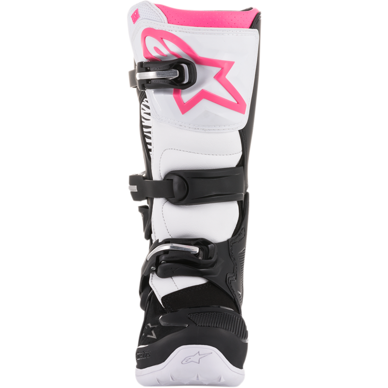 BOOT 4W TECH 3 BK/WT/PK 7