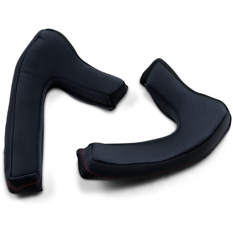 ROAD MAXX CHEEK PADS BLK 2X