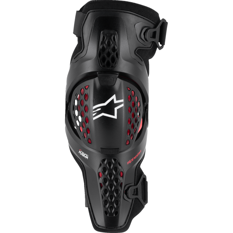 KNEE GRD SX-1 PLASMA BLK/RD/GY S/M