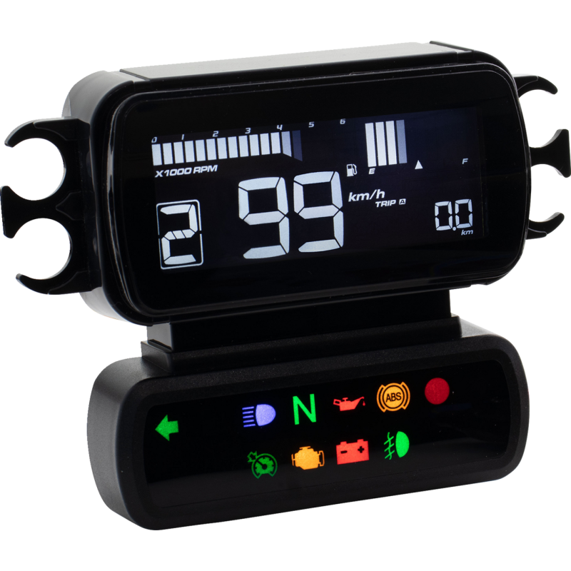 D2 LCD METER FOR HD 2014-2017 DYNA-SPORTSTER- SOFTAIL BLACK