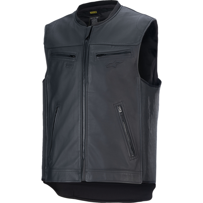 TECH AIR 3 LEATHER  VEST BK XL