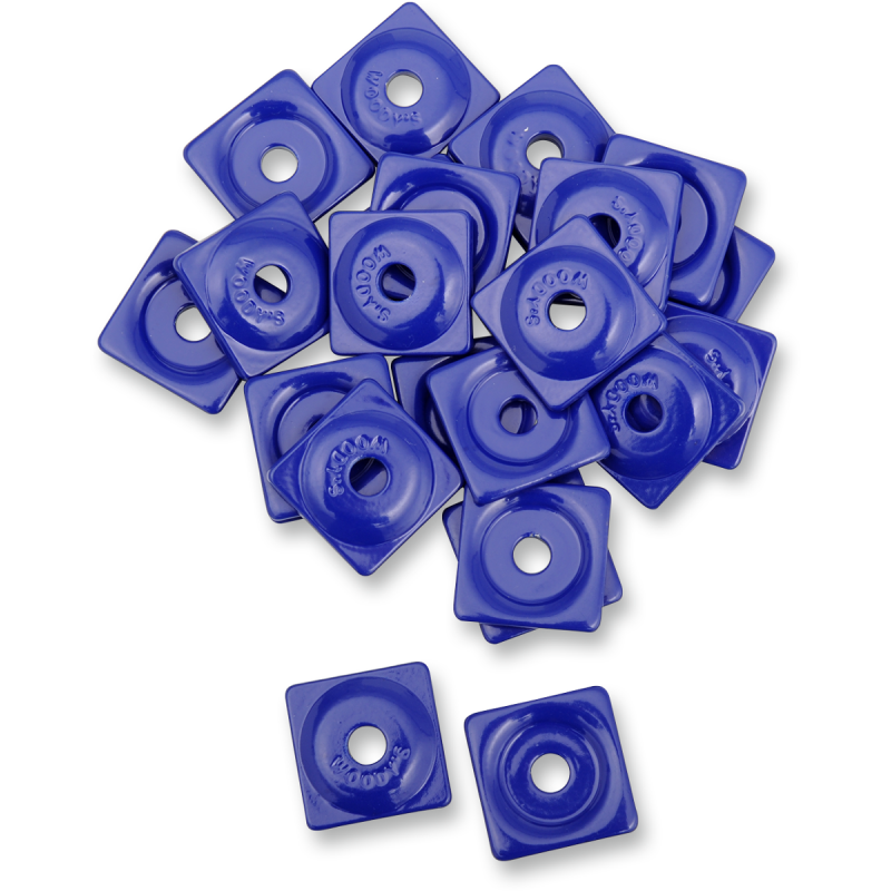Square Digger Al. Support Plates-Blue