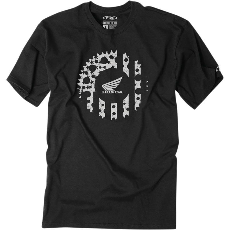 TEE HONDA SPROCKET BLK LG