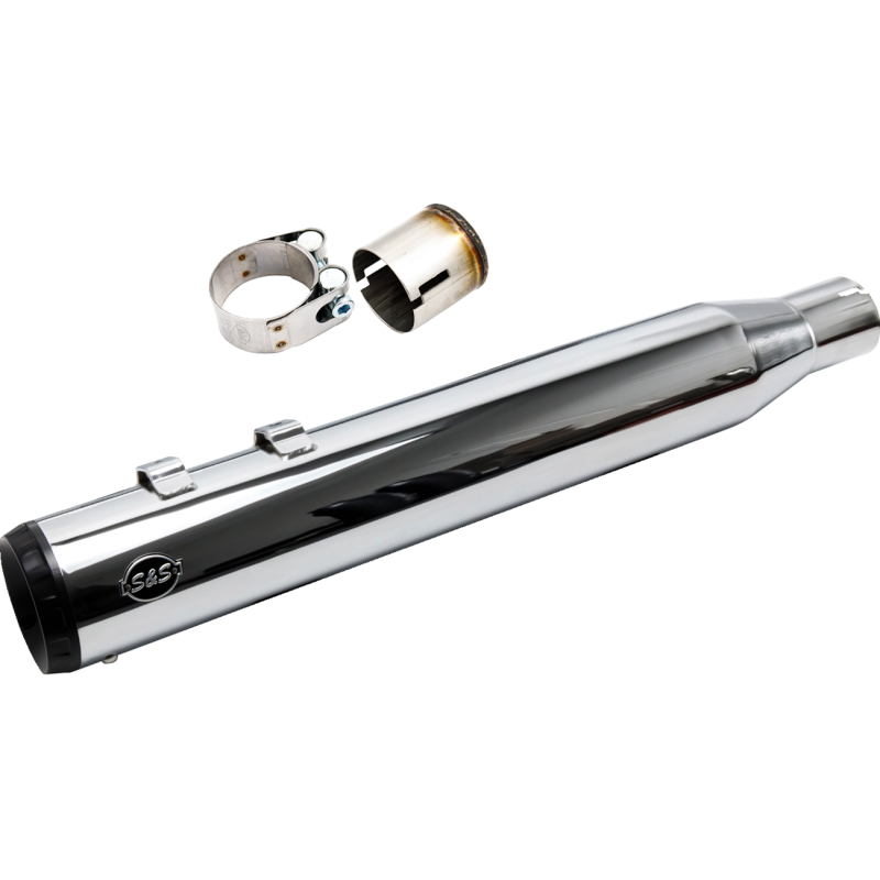 MUFFLER SWINDLER 2:1 CHROME 4" M8 TOURING