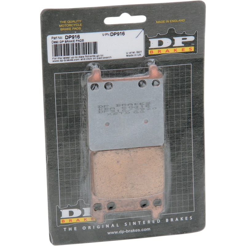 DP916 STANDARD COMPOUND BRAKE PAD SET
