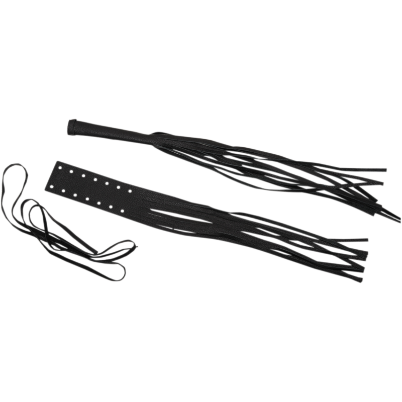 FRINGED LEATHER LEVER COVERS (PR)