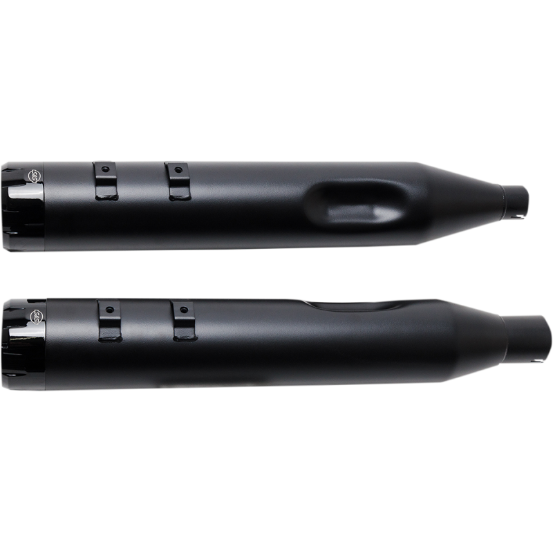 17-19 4.5" MK45 FLHT BLK/CHR MUFF W/THRUST E CAP