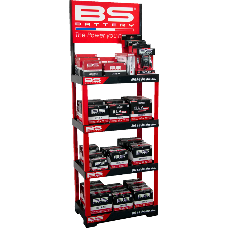 DISPLAY BATTERY RACK