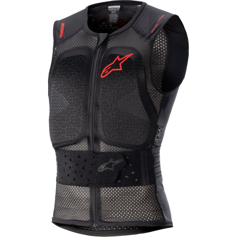 VEST NUC FLX PRO BK/RD S