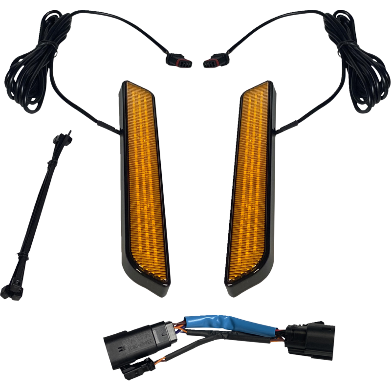 LIGHT LED FORK AMB BLK
