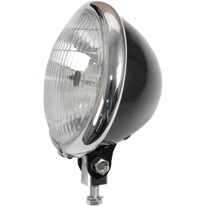 H/LIGHT SHELL5.75"BLK/CHR