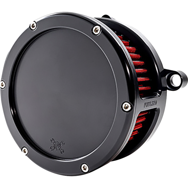 AIR CLEANER BA SOLID COVER BLACK/RED M8 VVT